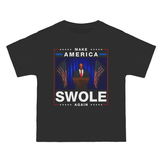 Make America Swole Again Heavyweight Baggy Fit T-Shirt