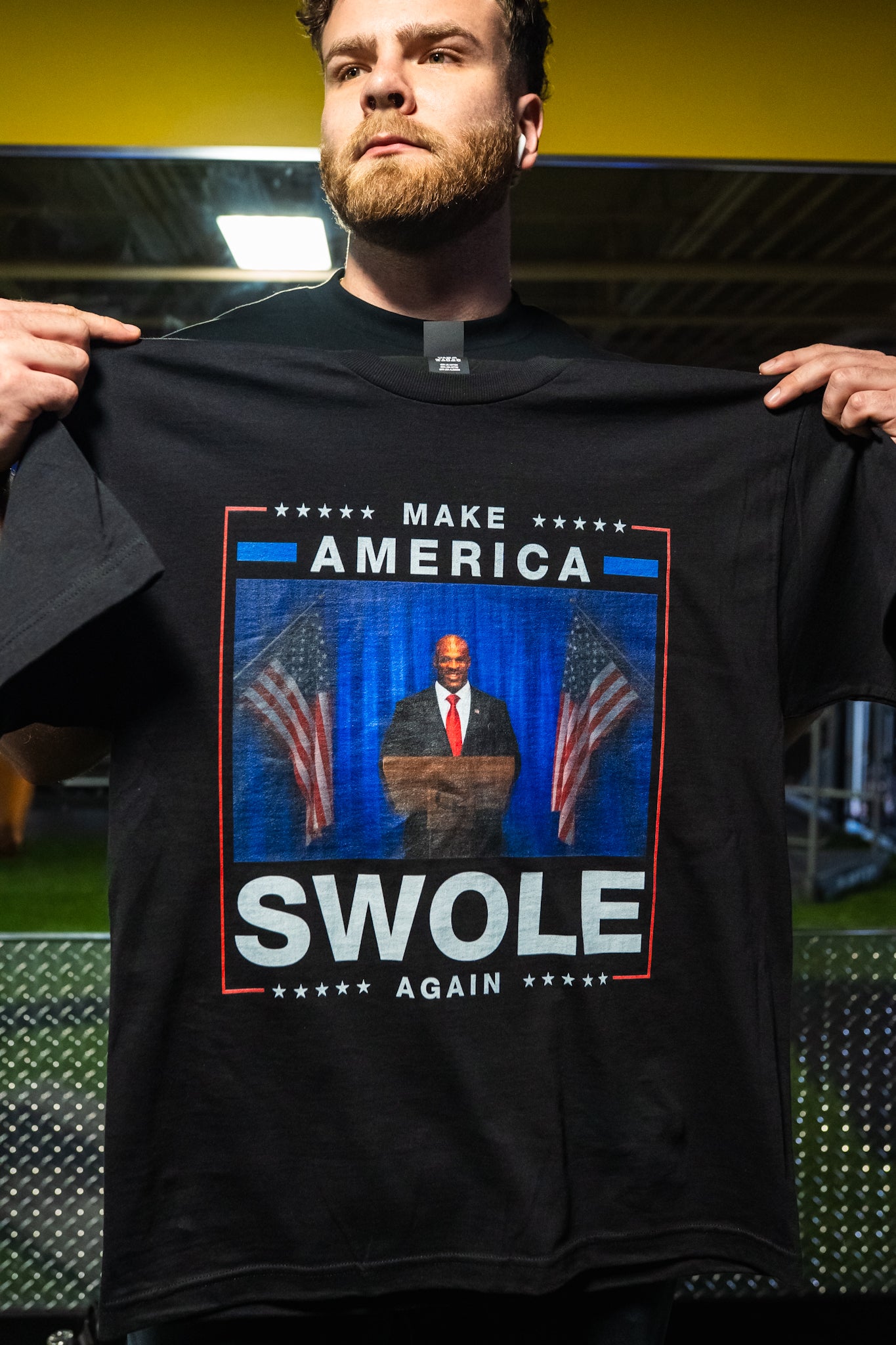 Make America Swole Again Heavyweight Baggy Fit T-Shirt
